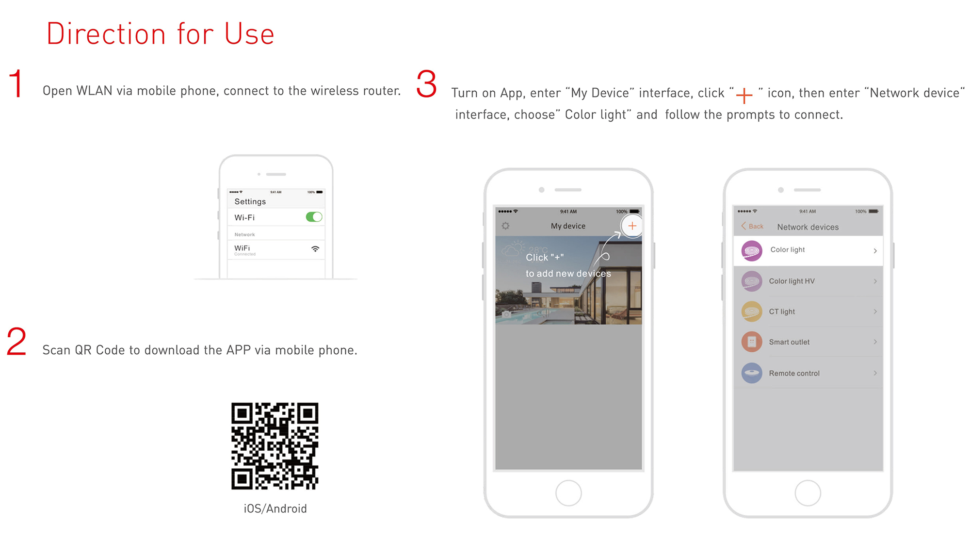 Smart Home RF 10meter RGB kit, 70W 24Vdc , Android and IOS interface, 30 m RF range, IP44. WFRGB-10M  LTECH Smart home